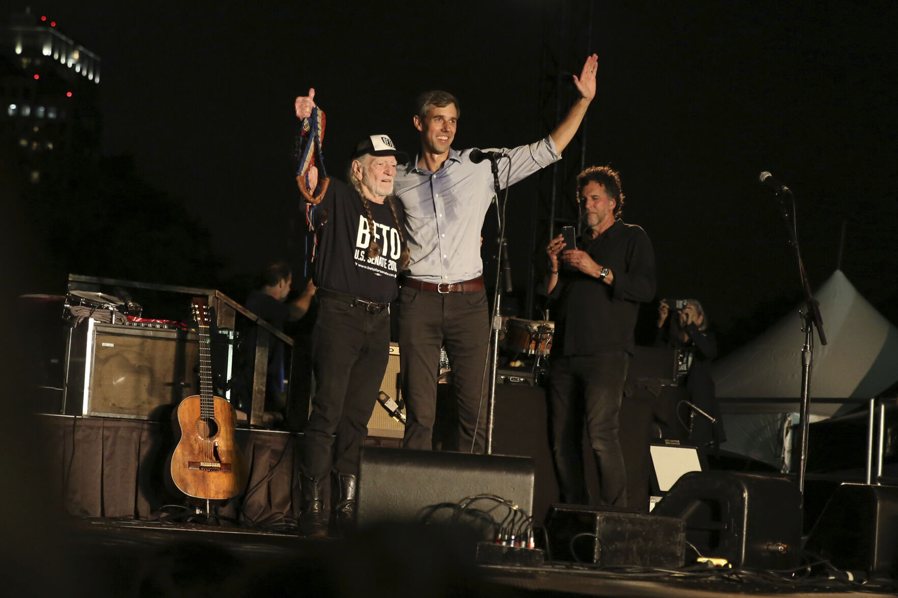 2018: Willie Nelson and Beto O'Rourke